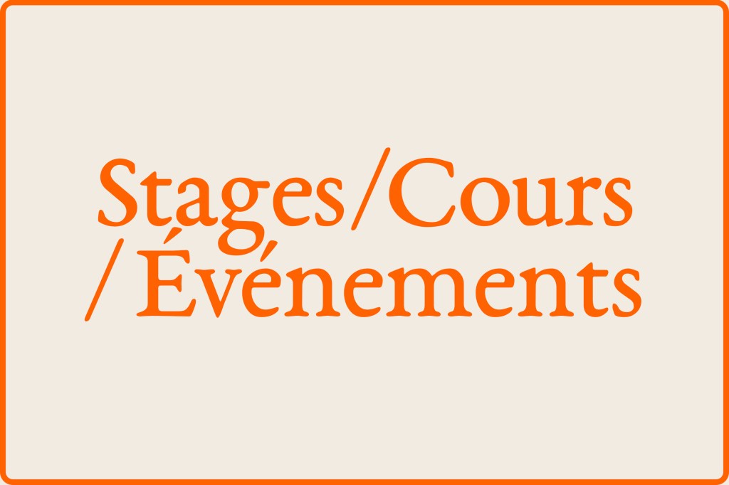 Stages-Cours-Évènements